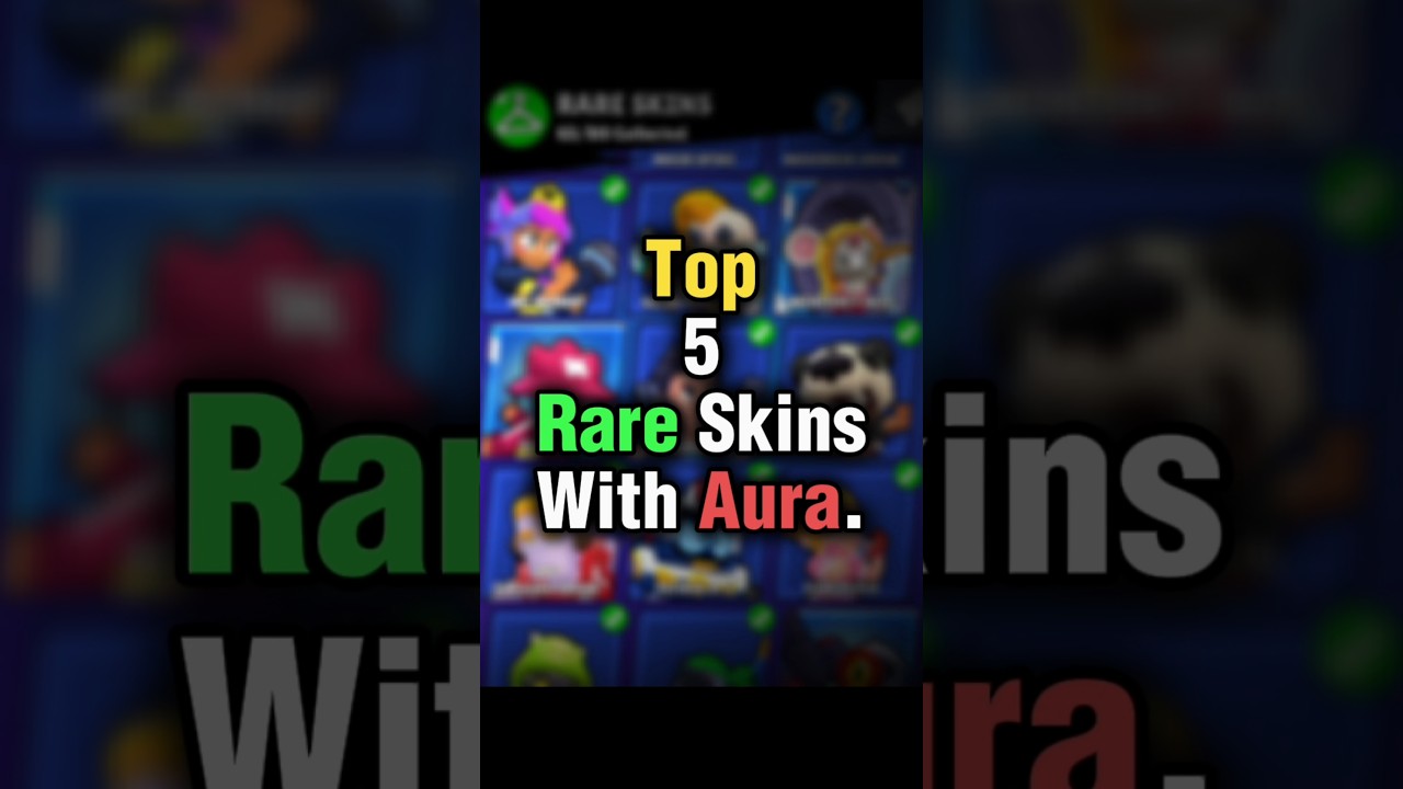 Top 5 Rare Skins w Aura. 🗿🔥🥵 