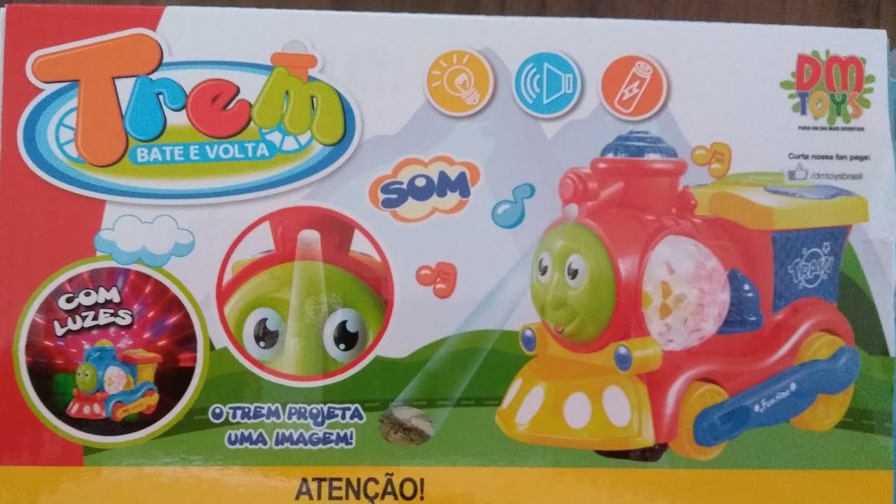 Brinquedo Trenzinho Maria Fumaça Musical Solta Bate Volta Gira 360 - TOYS -  Trem de Brinquedo - Magazine Luiza
