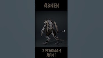 Ashen Spearman Arm1 360 #character #rogerkint #3d #animation #gaming #unity #unreal #ashen