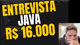 TESTE TECNICO VAGA JAVA SALÁRIO 16K