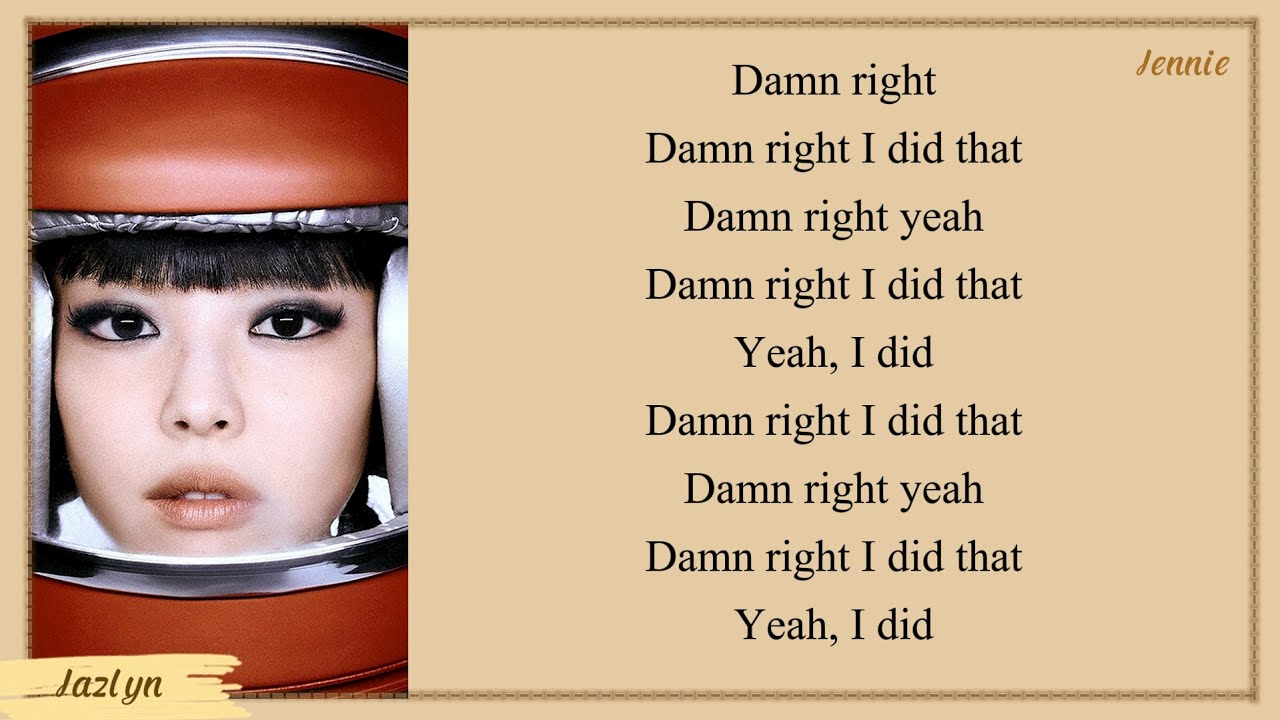 jennie-damn-right-lyrics-youtube-music