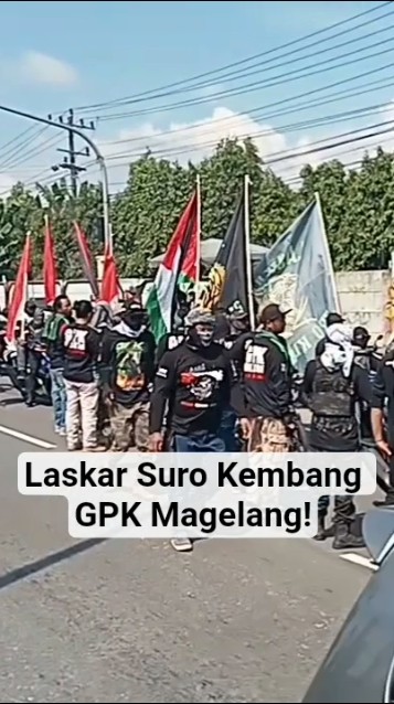 Laskar Suro Kembang GPK Magelang!! #ppp #kampanye #konvoi #militants #magelang #viral2025 #prabowo