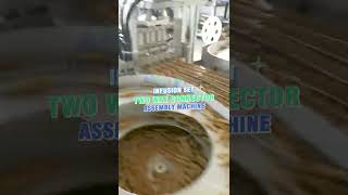 infusion set two way connector assembly machine #assembly # #automatic