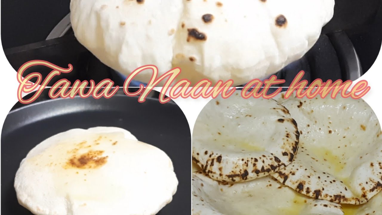 Tawa Naan at home, how to make naan on gas stove naan ontawa YouTube