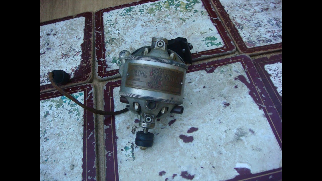 Vintage Old Motor Only For Singer Sewing Machine 110V Untested For