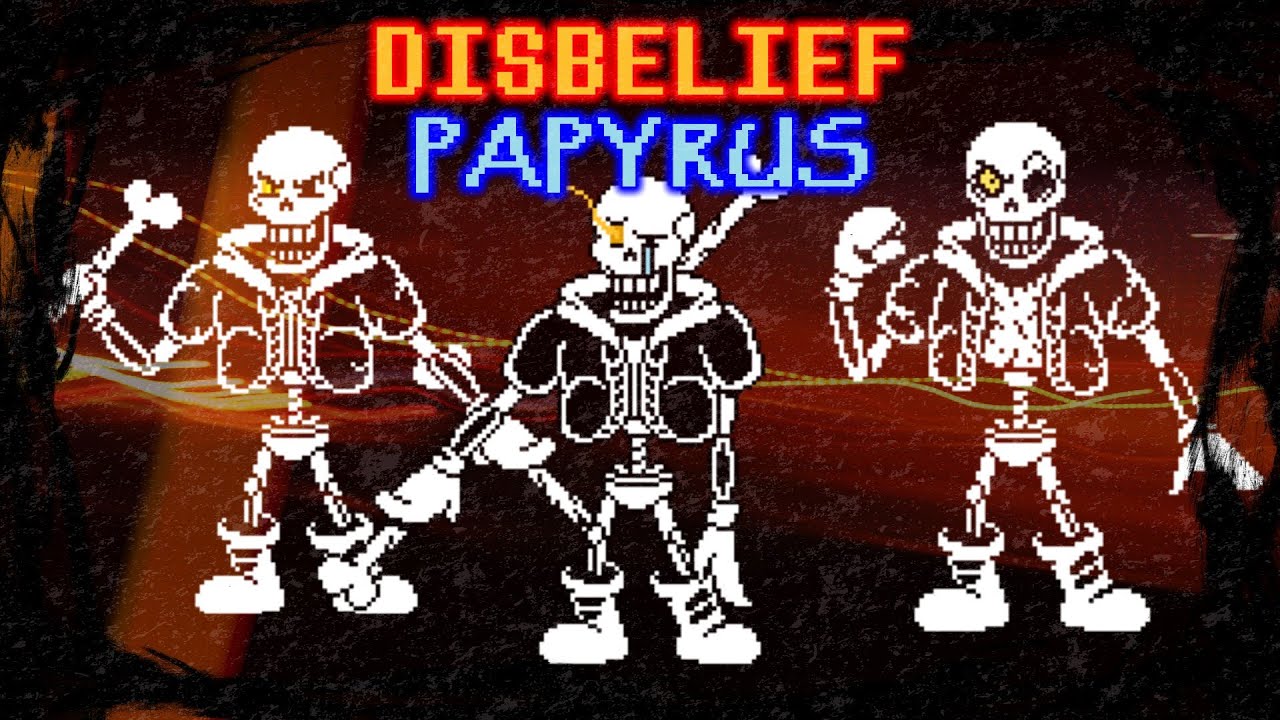 Una pelea complicada empieza D: [Disbelief Papyrus] ¡Mod en la ...