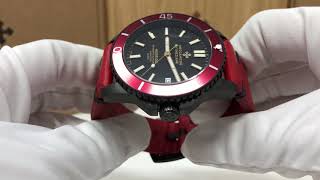 Meccaniche Veneziane Automatic Watch Nereide 3.0 Red Black PVD 1202012