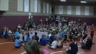 2016 Medical Lake Mat Mauler Pie in the face