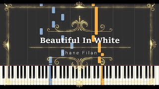 Shane Filan, Paul Meehan - Beautiful In White // Synthesia (Sheet Music, MIDI,)