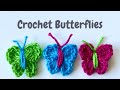 Crochet Butterfly. TRANSFORM Your Scrap Yarn into Beautiful Butterflies!