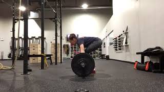 Snatch pull plus pulldown