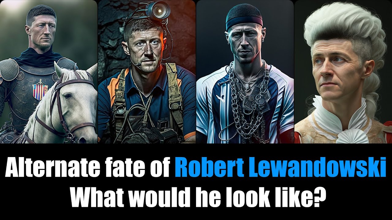 Как бы выглядел Роберт Левандовски, если бы выбрал другую профессию? 😃 Искусство ИИ