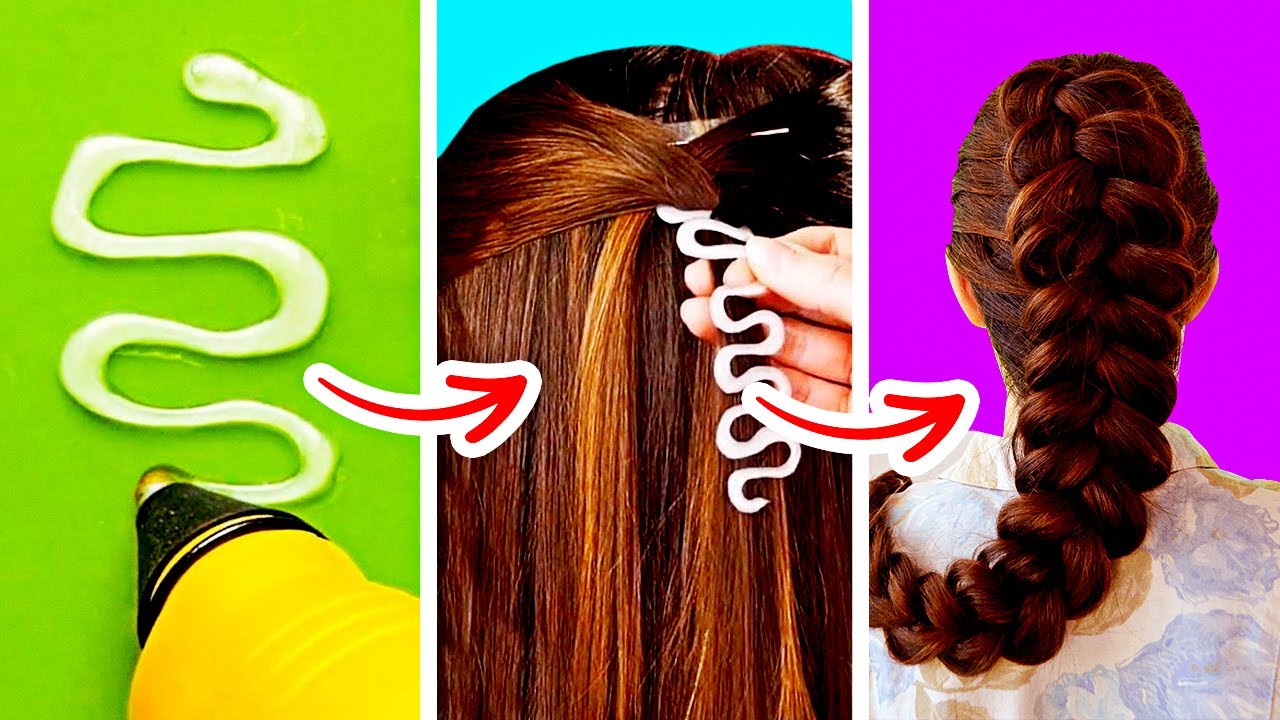 HAIR HACKS || DIY hair tools, quick hairstyles, and hair masks
