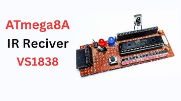 ATmega8A IR Receiver VS1838 #receiver #arduino #atmega328p