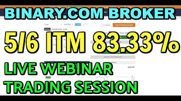 BINARY.COM SCAM REVIEW, BINARY OPTIONS BROKER, 83% ITM MASSIVE PROFITS