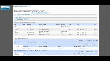 Online Registration - Advanced Tips 5 - Adding and Dropping Courses