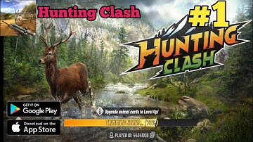 I Play Hunting Clash Game | I kill Wapiti,Bear, Lion and fox | Hunting Clash gameplay walkthrough #1