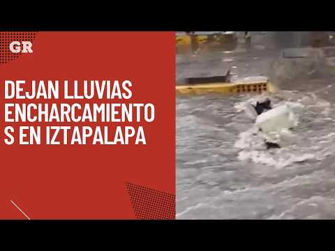Heavy rains cause flooding in Iztapalapa