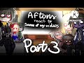 The aftons react to some of mys  part 3  gacha fnaf