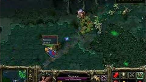 Dota WC3 blooper - ownage bloodseeker drops divine