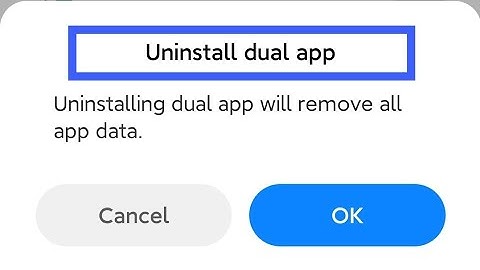 how to remove dual app in poco m2 pro