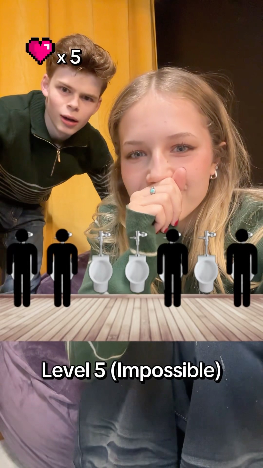 SHE KNOWS TOO MUCH ??​⁠​⁠​Merrick \u0026 ⁠@IndiStar #filter #game #tiktok