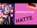 Как перевести немецкое слово HABEN - Спряжение hatten - ПРЕТЕРИТУМ  в немецком языке!