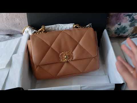 CHANEL UNBOXING - CHANEL 19 CARAMEL / BROWN 21P 