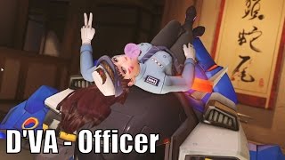 D.Va - Officer - Overwatch Skin Spotlight