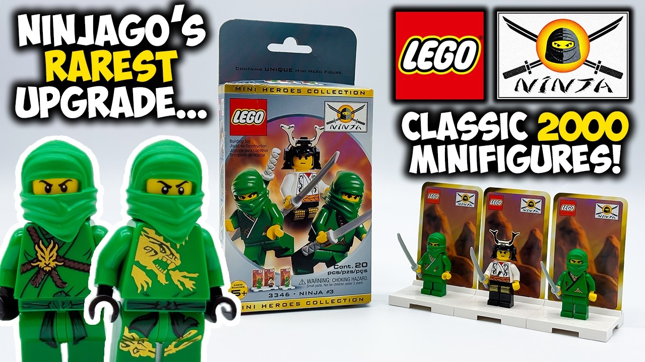 フィギュア The ORIGINAL Green Ninja Minifigures | LEGO Classic Ninja Set 3346