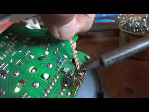 Replacing Capacitors RPM and Speedometer Toyota Corolla 1.6 GLi E46 Denso