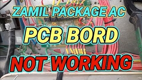 zamil package unit pcb bord not working #digital package compressor not start #how to check package.