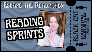 read with me for escape the readathon 🎯 reading sprints