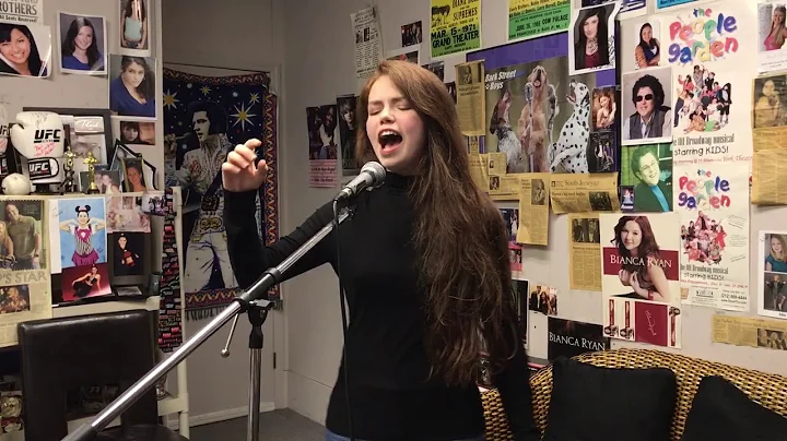 15 Year Old Mara Justine Sings "His Eye Is On The ...