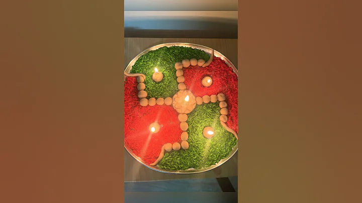 #easy puja thali 🙏Shri Ganesha #shorts #vialshorts #aartithalidecoration #pujathalidecoration 👍👍