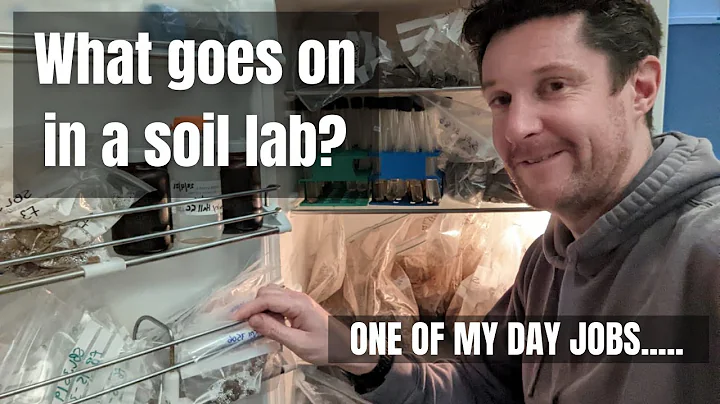 Soil testing laboratory behind the scenes