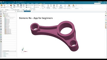 Siemens NX 1953 | Beginner Tutorial Solid Modeling