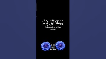 سورة النبإ - An-Naba.    mustapha shirif
