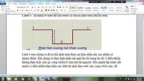 Tự học   Lập trình VĐK 8051 Bài 2  Lập trình Nút nhấn trên 8051