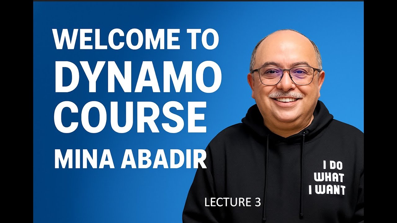 DYNAMO COURSE  LECTURE 3