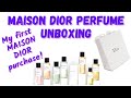 UNBOXING my FIRST MAISON DIOR Perfume from Dior Boutique| Niche Fragrance