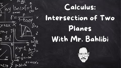 Intersection of Two Planes