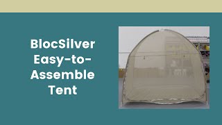 BlocSilver Easy-to-Assemble Tent | EMF Protection