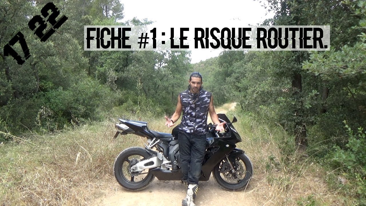 Les Fiches Du Permis Moto 1 Le Risque Routier A Moto Youtube