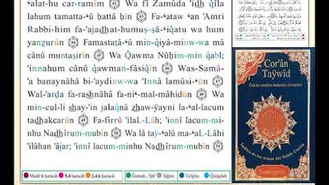 ختمة من مصحف التجويد باللغة الإسبانية الصفحة رقم 522