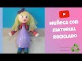 Como hacer una muñeca con material reciclado