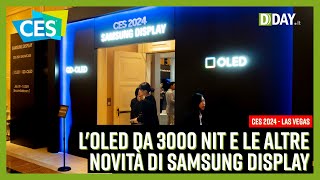 CES 2024 - L'OLED da 3000 nit e le altre novità di Samsung Display