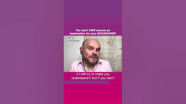 Michael Herold explains why you dont owe anyone an...