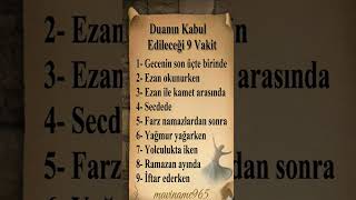 Dileklerinin Kabul Olmasını İstiyorsan Bu Vakitleri Kaçırma.