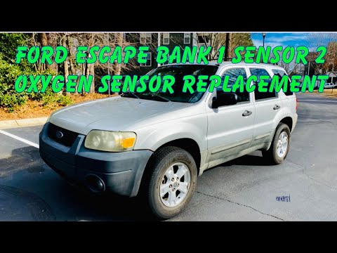 How to replace 2005 Ford Escape V6 bank 1 sensor 2 Oxygen Sensor P2270 code